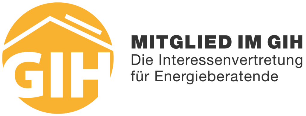 Mitglied im GIH – Interessenvertretung für Energieberater in Baden-Württemberg Logo GIH – Die Interessenvertretung für Energieberatende – Mitgliedschaft von GA Ingenieurbüro und Energieberatung Inhaber Amjad Gerstner Ayoubi in Stuttgart